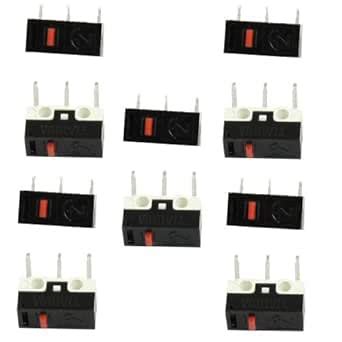 Alcoa Prime10 Pcs AC 125V 1A 1NO + 1NC Momentary Push Button SPDT Micro ...