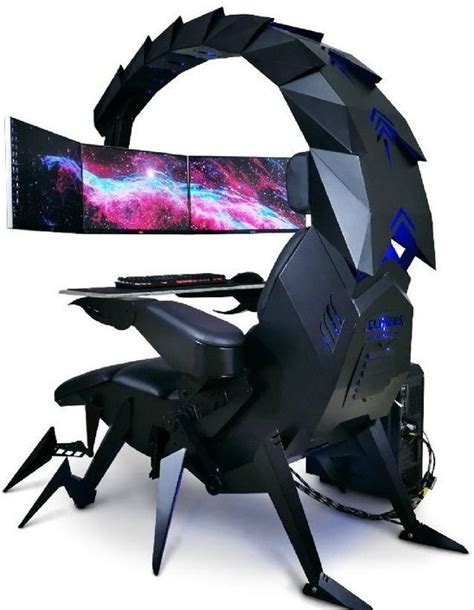 Cluvens IW-SK：一款采用蝎子造型的零重力游戏椅子与工作站_新浪科技_新浪网