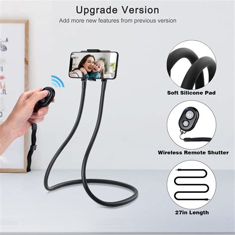 Snapklik.com : B-Land Upgrade Phone Holder For Bed, Neck Phone Holder ...