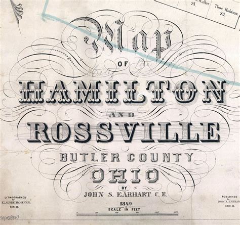 Current Map Of Downtown Hamilton Ohio City Of Hamilton, Ohio City