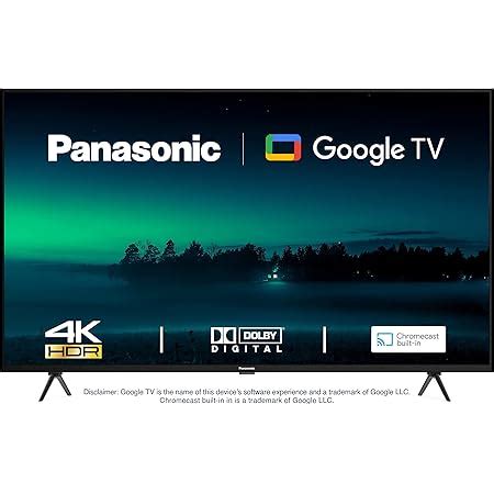 Panasonic 108 cm (43 inches) 4K Ultra HD Smart LED Google TV TH ...