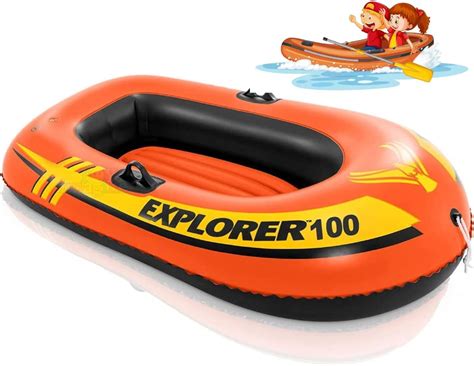 Buy Toy Imagine Explorer 100 1 Person Portable Orange Inflatable Poly ...
