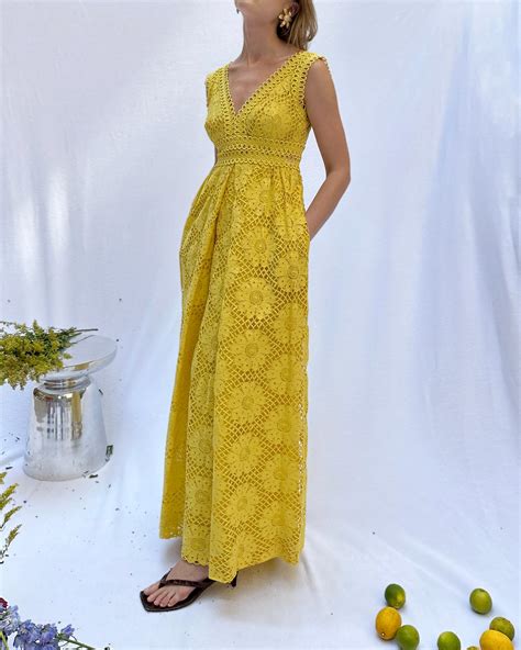 Vintage Lillie Rubin Crochet Lace Column Dress For Sale at 1stDibs