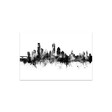 Latitude Run® Austin Texas Skyline Black And White Print On Acrylic Glass - Wayfair Canada