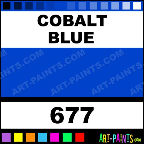 Cobalt Blue Classic Acrylic Paints - 677 - Cobalt Blue Paint, Cobalt ...