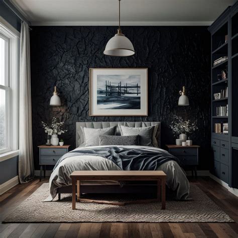 10 Modern Black Accent Wall Bedroom Ideas For A Bold Look – andor willow