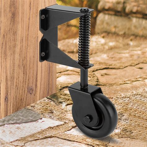 4 Inch Gate Wheel Gate Caster Kit With Spring Loaded | Desertcart INDIA