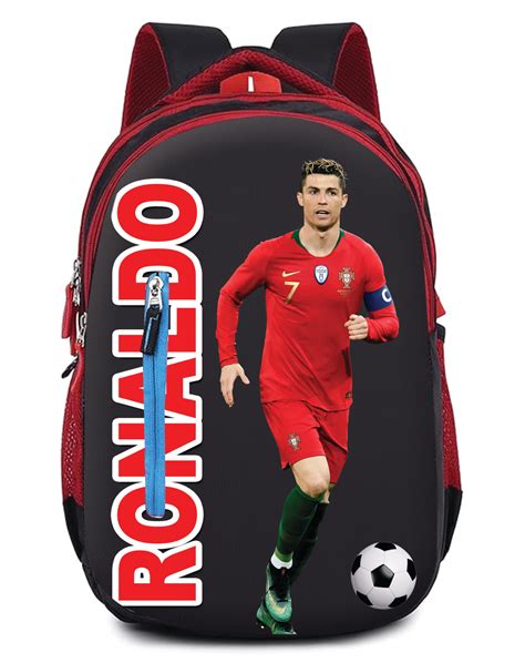 Buy Ronaldo School Bag 18 Inch Cristiano Printed Travel Daytrip Office ...