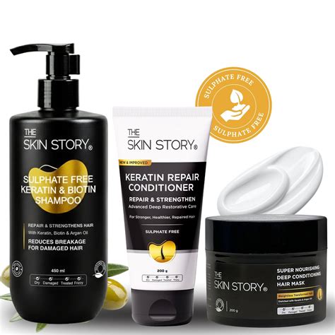 Sulphate Free Hair Repair Trio with Spa Hair Mask – The Skin Story