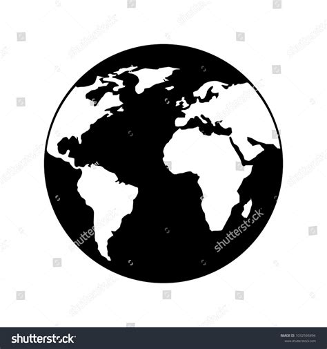 Globe Black White 的图像结果