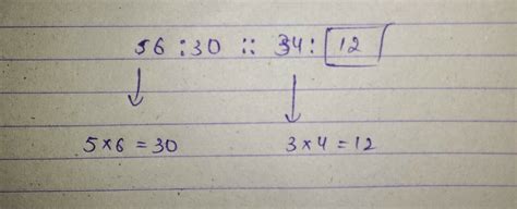 56:30:: 34 : ? find out the value ? a 7 b 9 c 12d 24 - Brainly.in