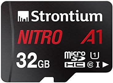Strontium Nitro A1 32GB Micro SDHC Memory Card 100MB/s A1 UHS-I U1 ...