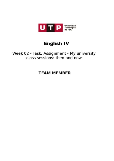 WEEK 2 - espero ayude - Ingles IV - English IV Week 02 - Task ...