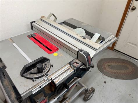 Lot #175 - Bosch 4100 10-Inch Table Saw with Gravity-Rise Stand ...