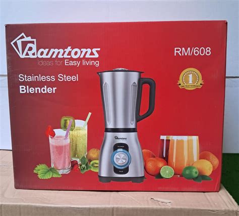 Ramtons RM-608 2-in-1 Stainless-Steel Blenders – Deqcue Space & Style