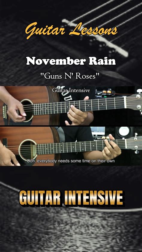 Guitar Intensive | November Rain - Guns N' Roses - Easy guitar lessons ...