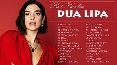 DuaLipa Greatest Hits 2022 - DuaLipa Best Songs Full Album 2022 ...