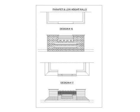 Image result for How to Draw a Parapet Using Auto Card