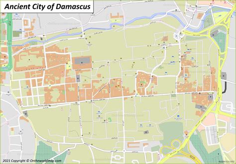 Damascus Map | Syria | Detailed Maps of Damascus