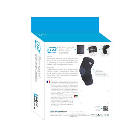 United Medicare Elbow Support with Strap Comfort G-11 - XL - Cureka ...