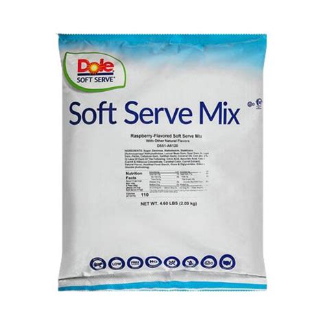 DOLE SOFT SERVE Raspberry Soft Serve Mix 4.6 lb/2.08 kgs