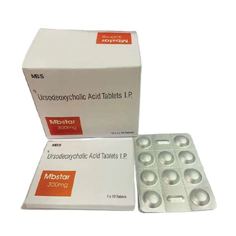 Mbstar 300 Mg - Ursodeoxycholic Acid Tablets I.P - MBS Formulation