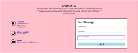 Image result for Formulaire De Contact HTML CSS