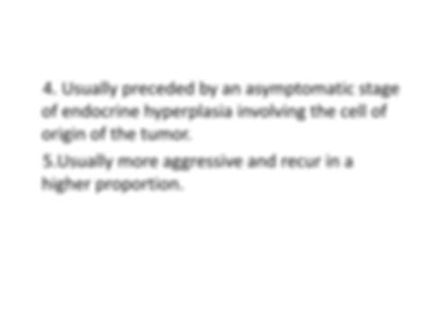 SOLUTION: Multiple endocrine neoplasia syndromes - Studypool