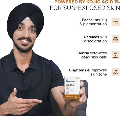 Dermatouch Kojic Acid 1% Soap with Glutathione | For Pigmentation & Sun ...