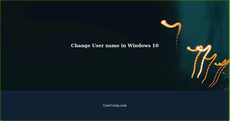 Image result for How to Change Operating System Username