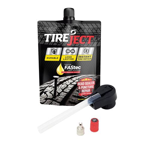 TireJect Automotive Sedan/Crossover/Truck 2-in-1 Tire Sealant & Bead ...