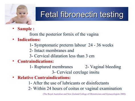 Foetal Fibronectin Test
