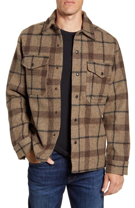 Filson Mackinaw Plaid Wool Flannel Shirt Jacket, $325 | Nordstrom ...