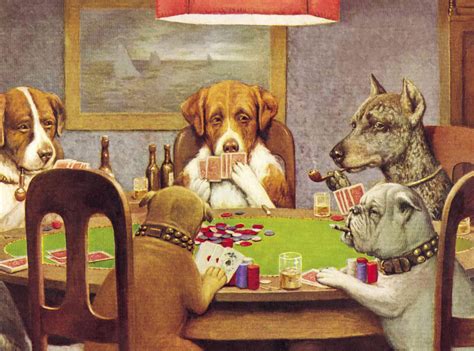 Dogs Playing Poker