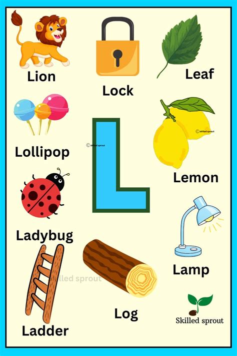 Unlock Learning Fun with L Letter Words | l Letter Sounds | l Letter ...