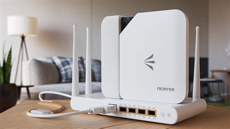 Image result for Frontier Modem Router Red