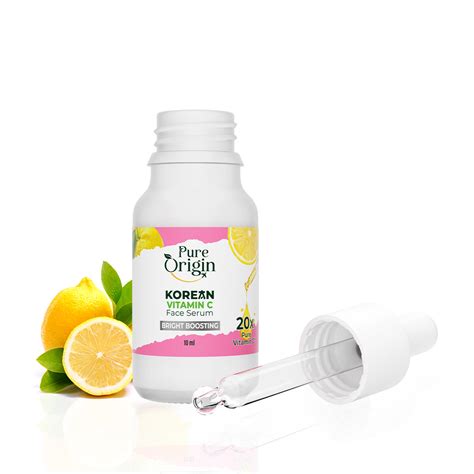 Korean Vitamin C Bright Boosting Face Wash & Face Serum – Pure Origin ...