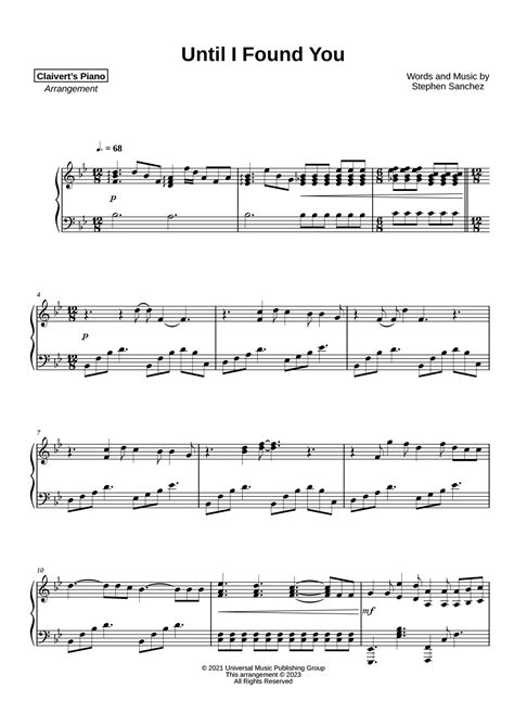 Stephen Sanchez - Until I Found You - Claivert's Piano x SlowEasyPiano