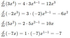 Derivative Rules Constant, Sum, Difference, and Constant Multiple Chapter