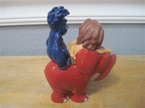 Vintage Burroughs Disney Tarzan Turk Tantor 4" Decopac PVC Figurine ...