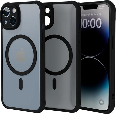 amazon basics Frosted Mag-Safe Series | Sleek, Translucent Matte | Anti ...