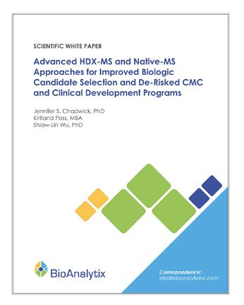 Advanced HDX-MS and Native-MS for Improved Biologic Candidate Selection ...