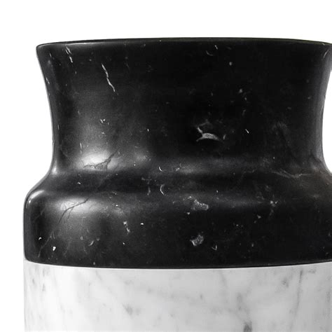 Design Decorative Vase in Italian Luxury Carrara Marble