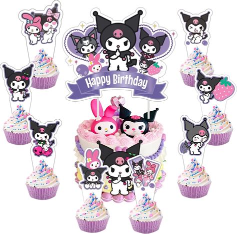 25pcs Kuromi Birthday Cake Decorations Include 1pcs | Ubuy India