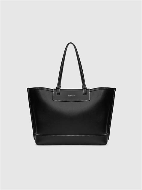 Buy Black Miranda Tote Bag Online- Miraggio