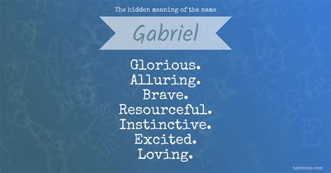 What Is The Biblical Meaning Of Gabrielle at Kristin Knight blog