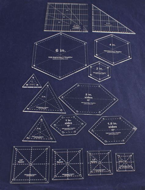 Acrylic Sewing Templates