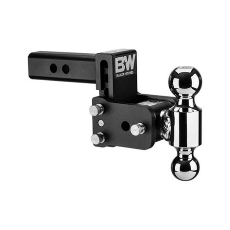 HD ADJUSTABLE TRAILER HITCH BALL MOUNT WITH DUAL BALL