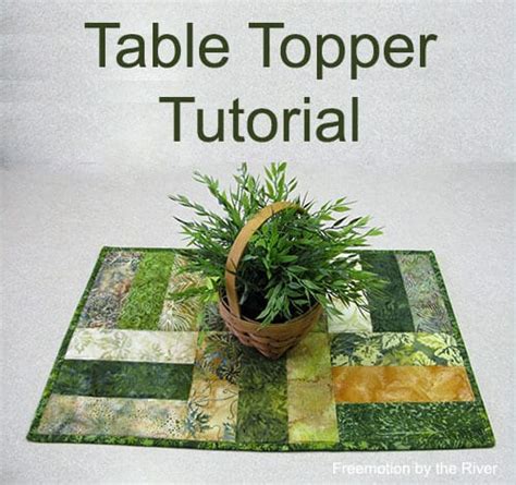 Image result for Table Topper Tutorial