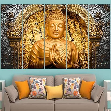 Spacter art Lord Buddha Wall Painting for Living Room Big Size ...